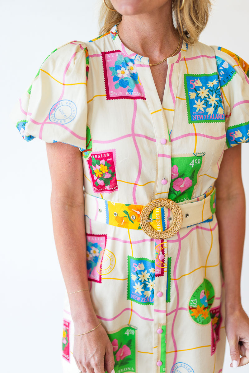 Blakely Dress in Postcard