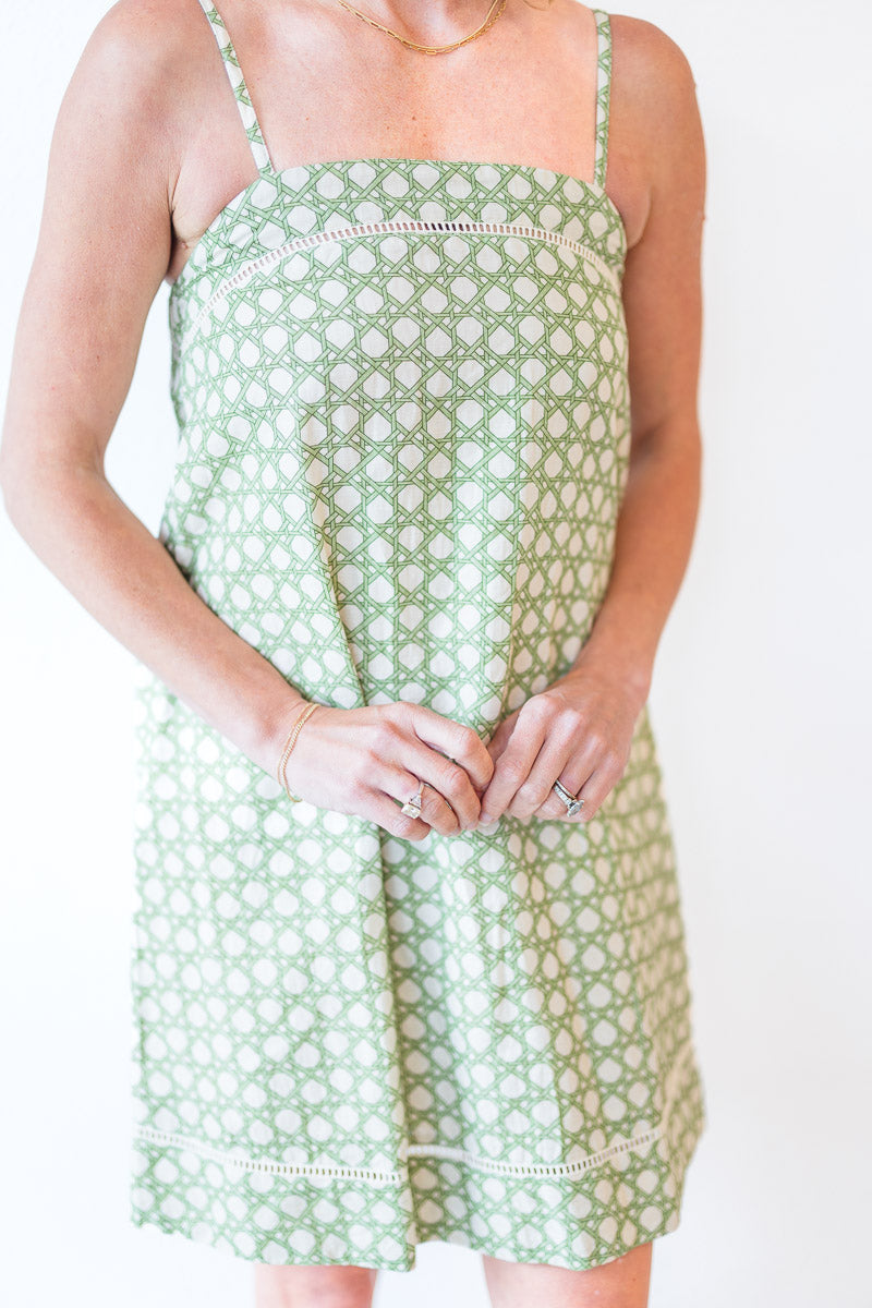 Leah Dress in Trellis