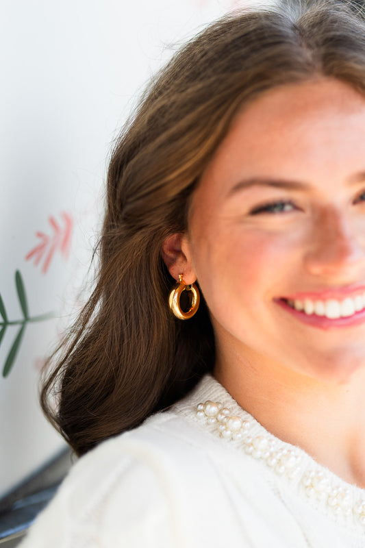 FINAL SALE Hazel Chunky Hoop