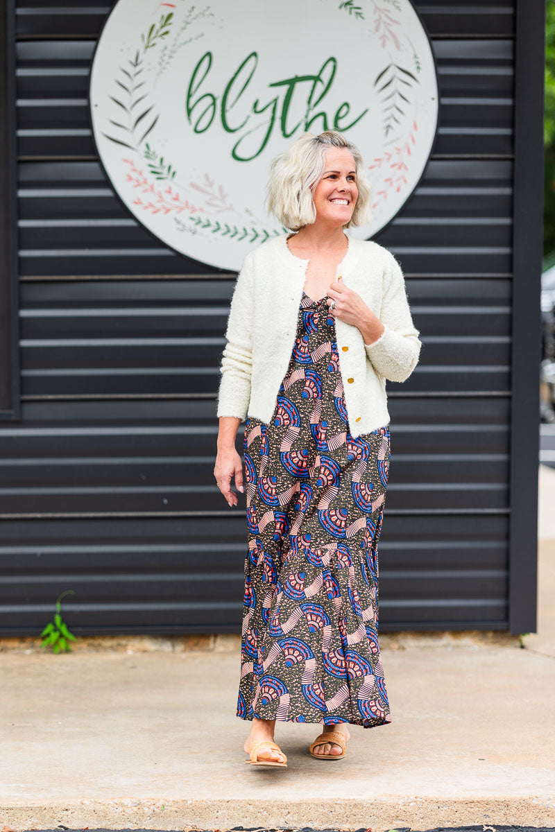 Final Sale-Isabelle Dress in Multi Print