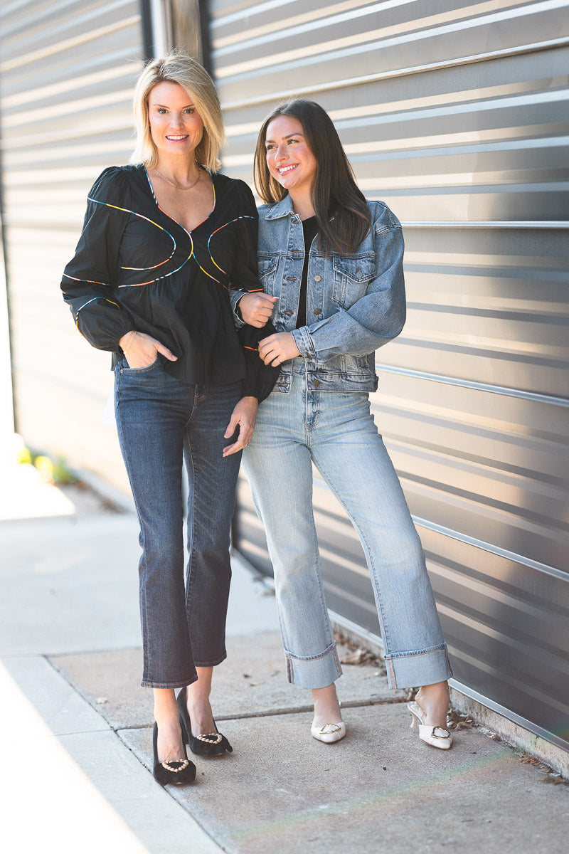Liz Trucker Drop Jacket in Empower