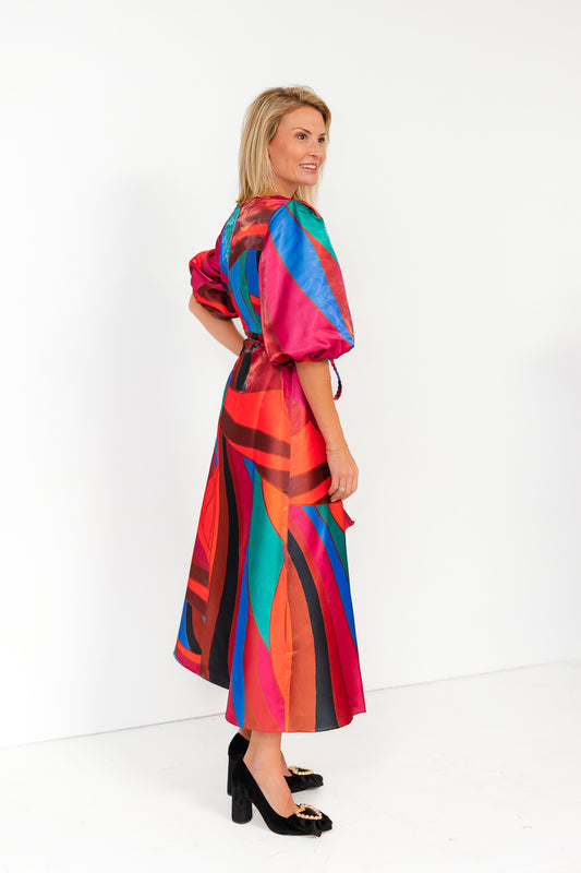 FINAL SALE Clover Dress in Prism