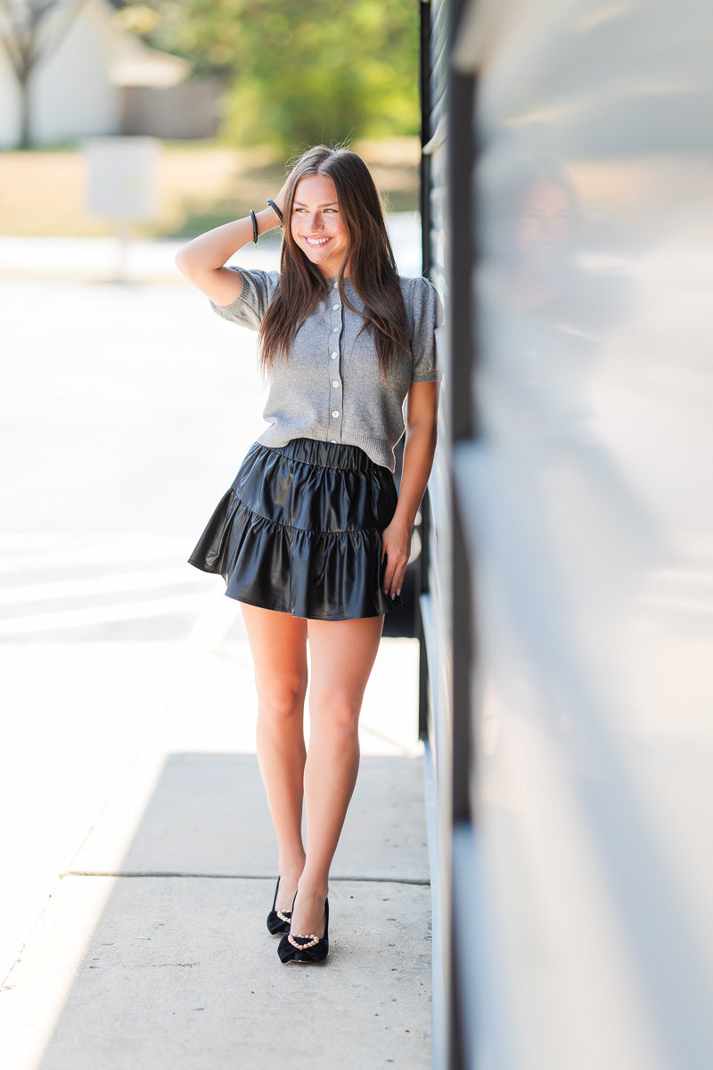 FINAL SALE Willa Skort in Black