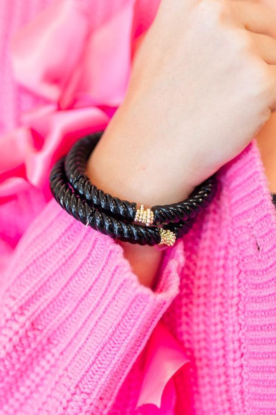 Black Twist Bracelet