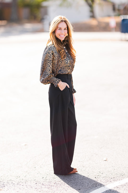 Harrie Suiting Trouser in Blackout