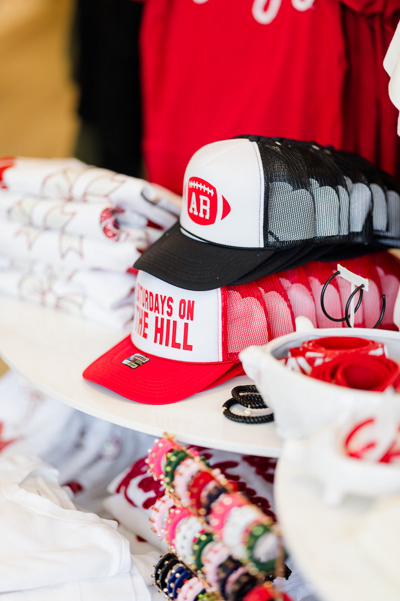 Saturdays on the Hill Trucker in Red