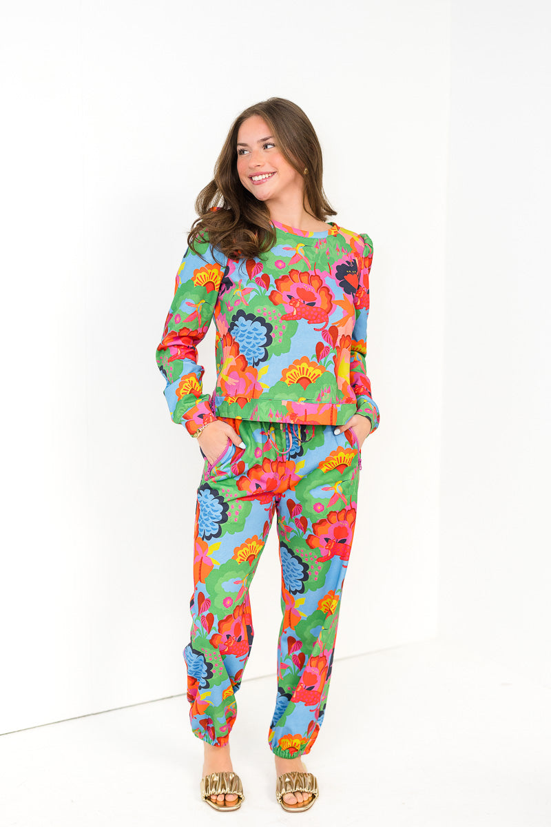 FINAL SALE Elton Pant in Lotus
