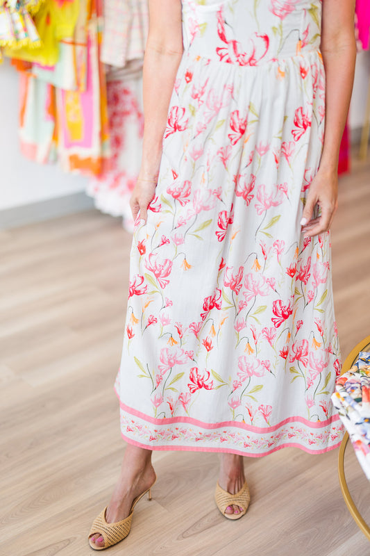 FINAL SALE Mallory Dress in Pink Lilly