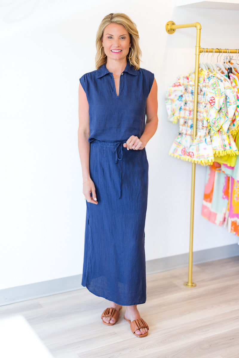 Bayley Skirt in Navy