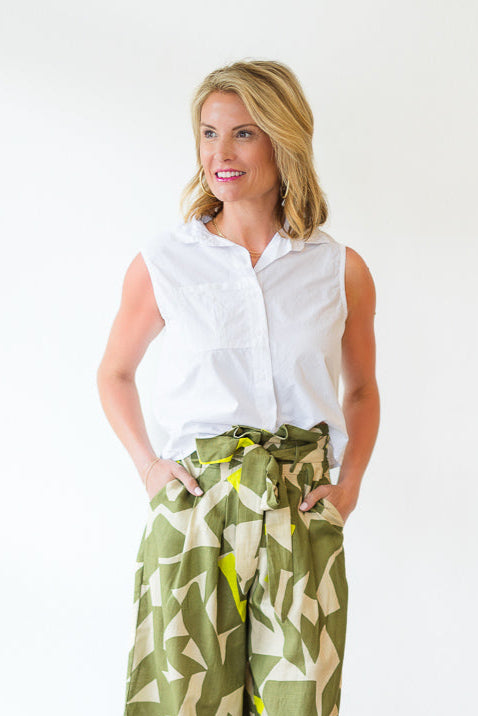 FINAL SALE Toni Top in White