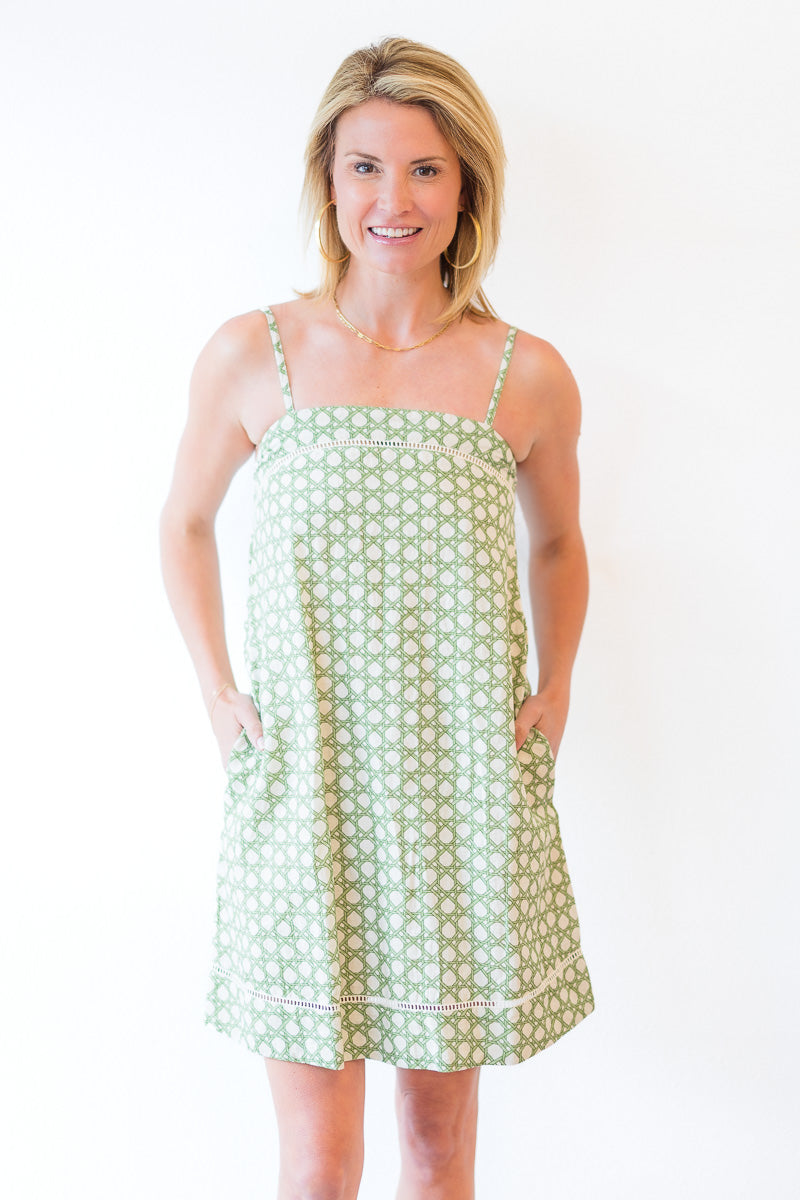Leah Dress in Trellis