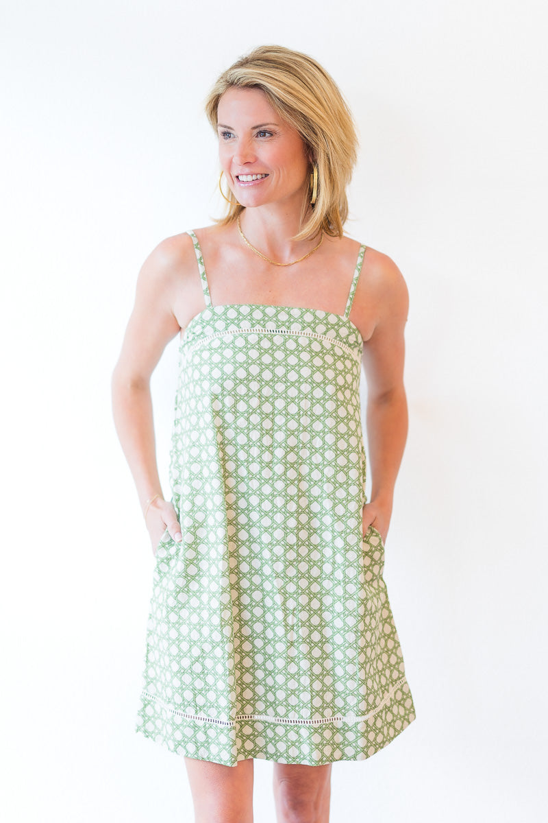 Leah Dress in Trellis