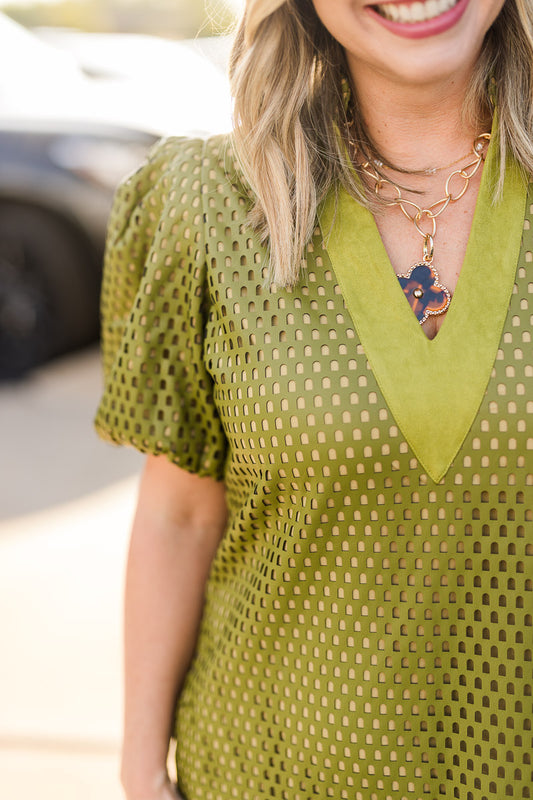 Hampton Mini Dress in Colosseum