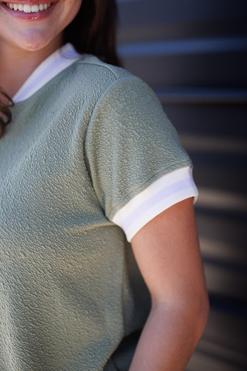 FINAL SALE Paloma Skirt in Moss Green