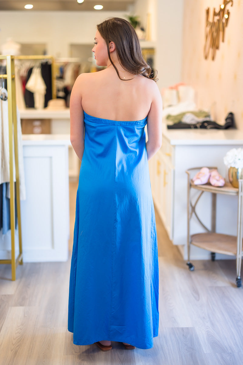 FINAL SALE Kenna Dress in Cobalt Blue