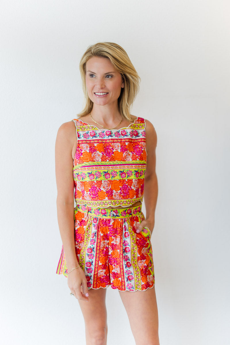 Billy Top in Rosebud Ribbon Stripe