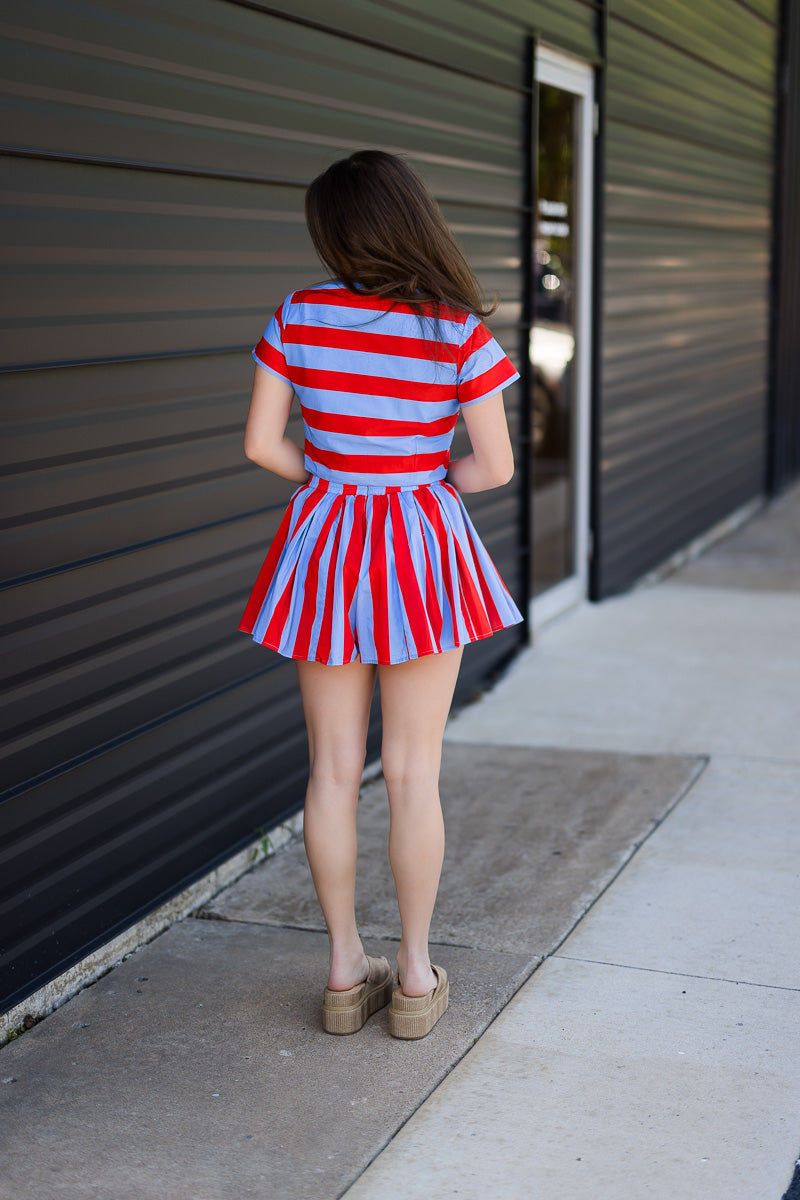 Marley Sorrento Stripe Skort