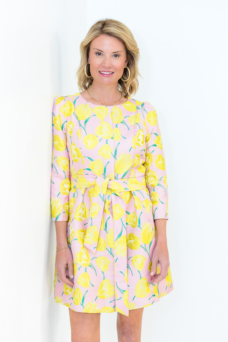 FINAL SALE Emily Coat in Tulip Day