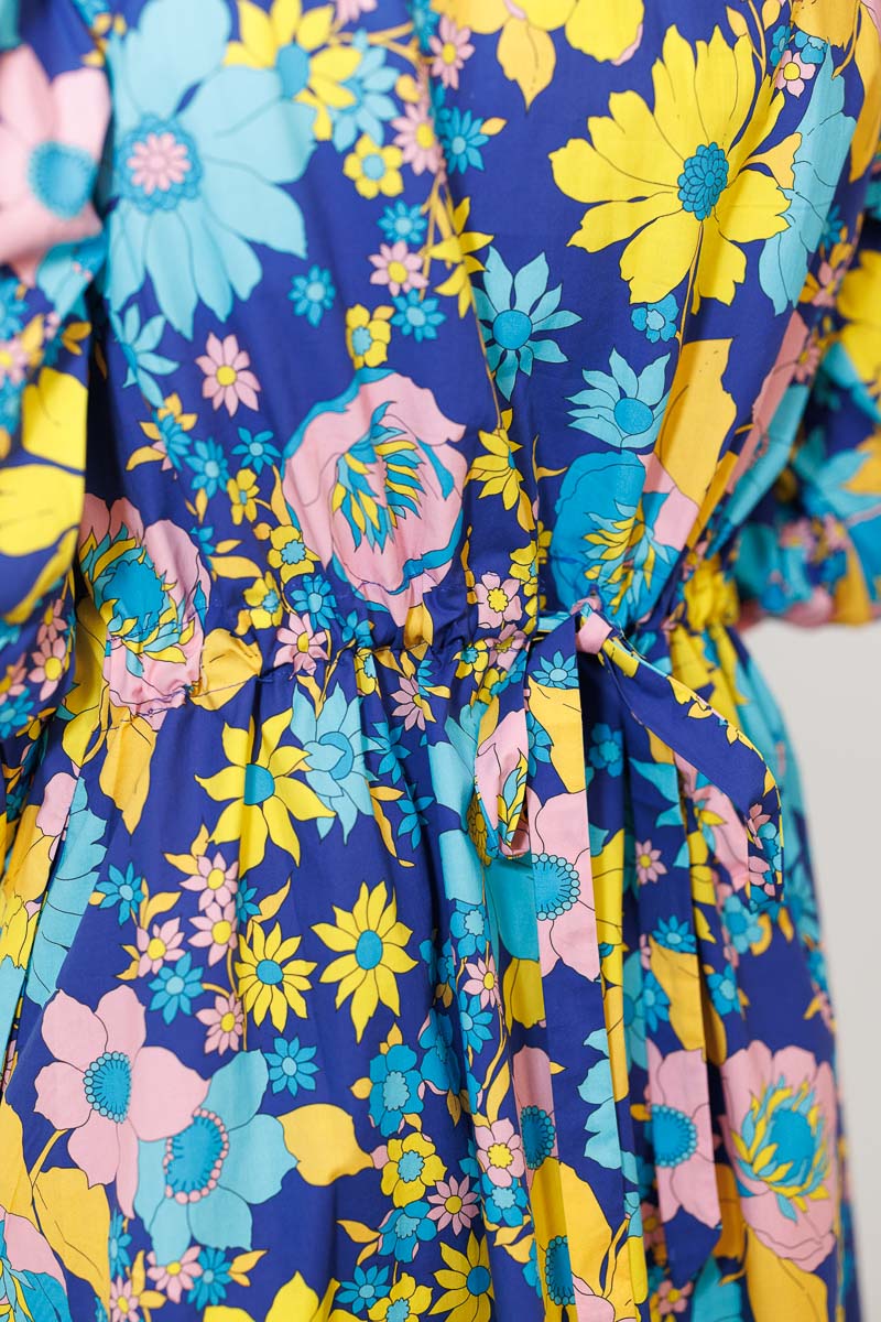 FINAL SALE Adelina Dress in Cheery Blue
