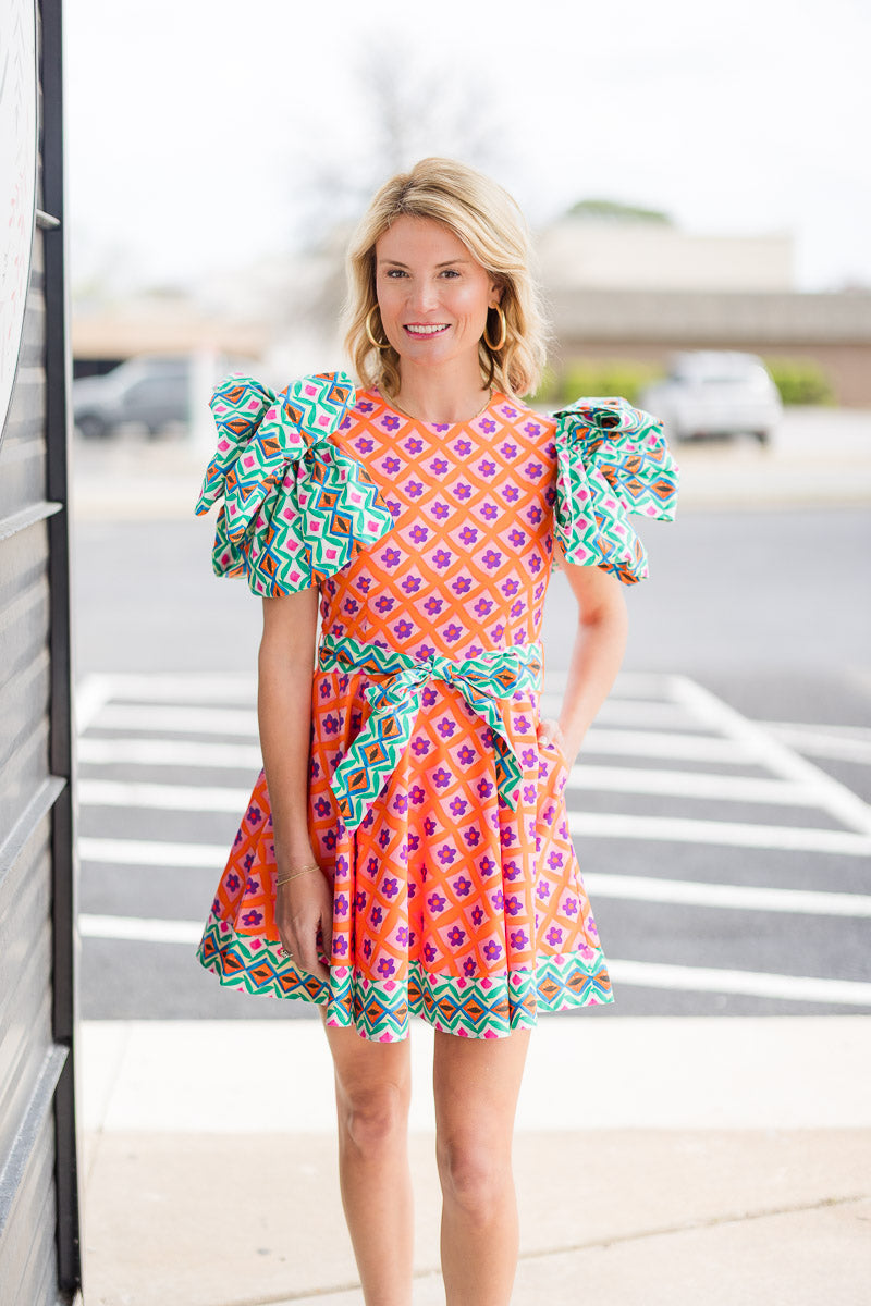 FINAL SALE Grenada Dress in Multi