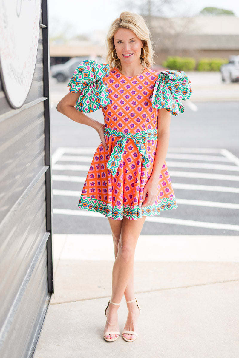 FINAL SALE Grenada Dress in Multi
