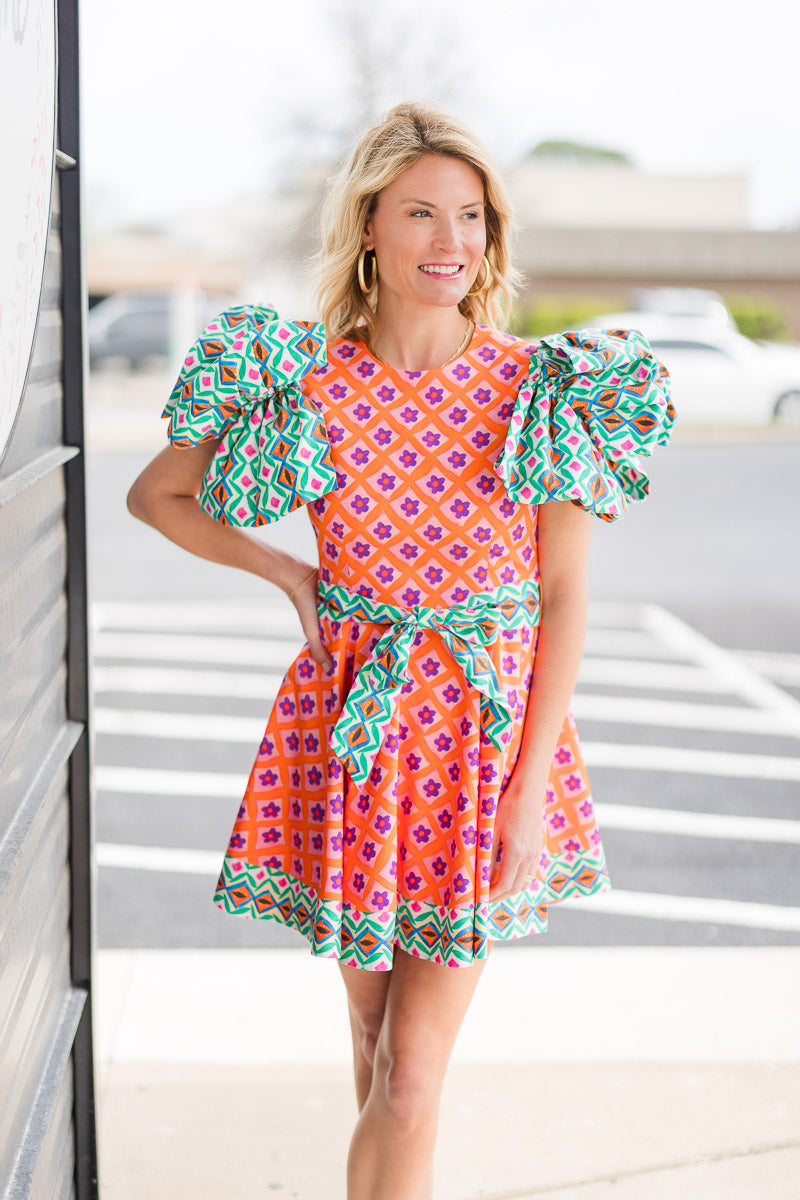 FINAL SALE Grenada Dress in Multi