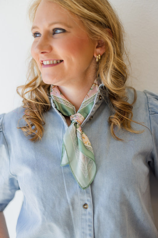 Parrot Garden Scarf