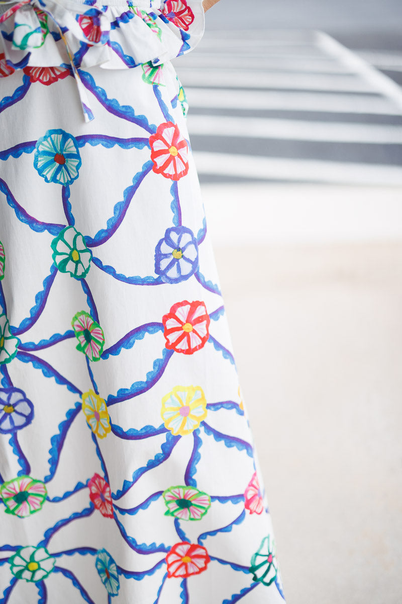 FINAL SALE Turpan Dress in Blue