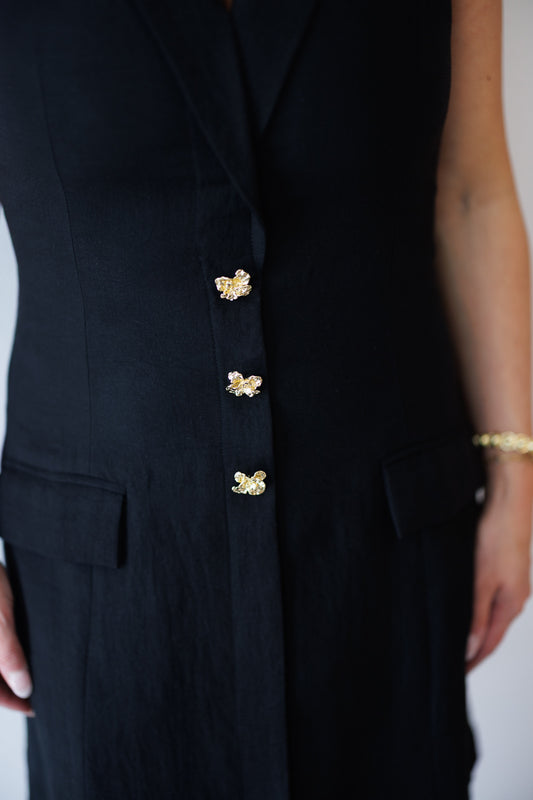 Lapel Mini with Tailored Buttons