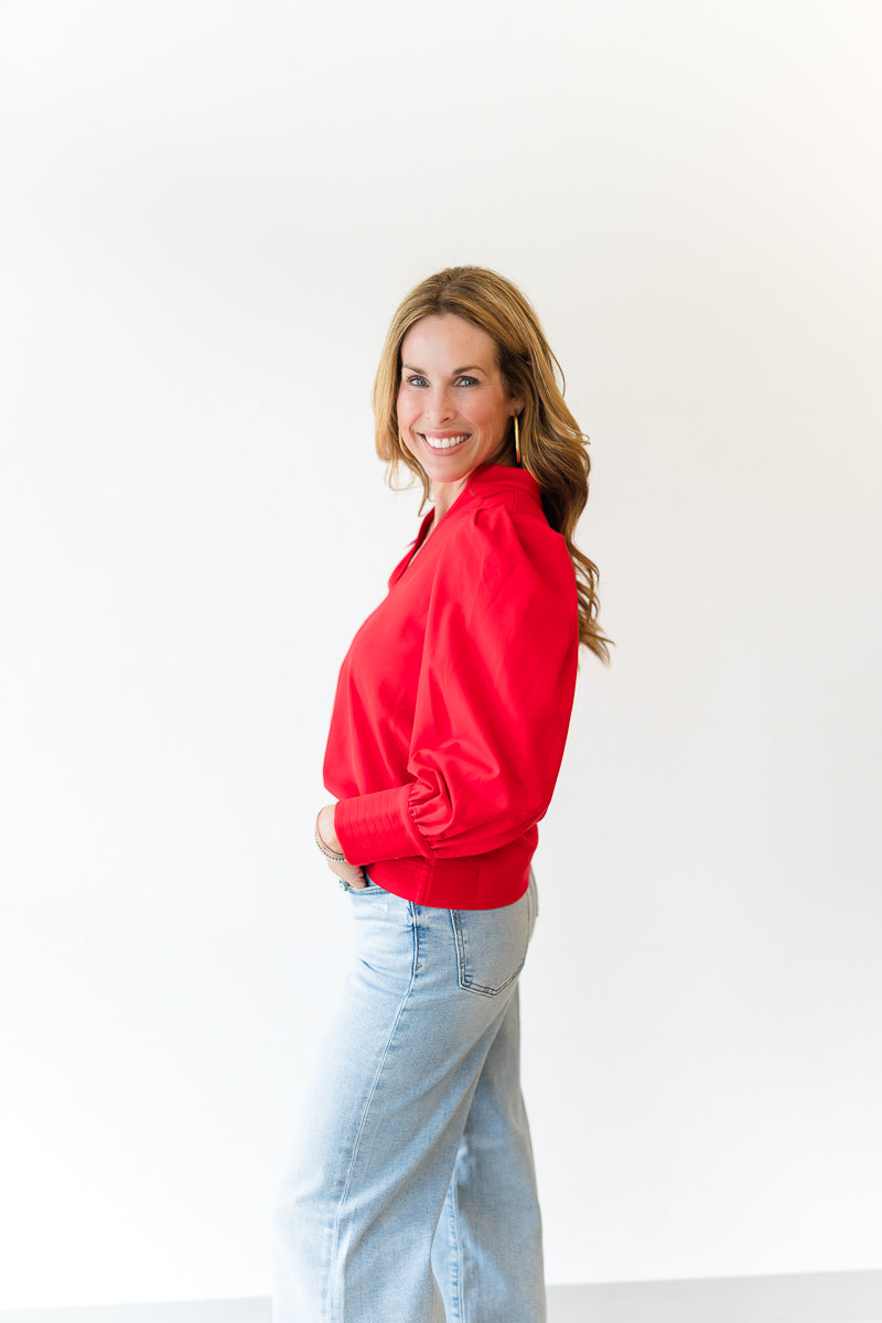 Hampton Top in High Risk Red