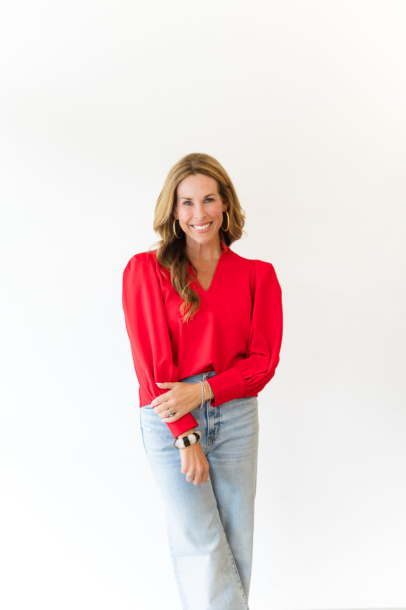 Hampton Top in High Risk Red