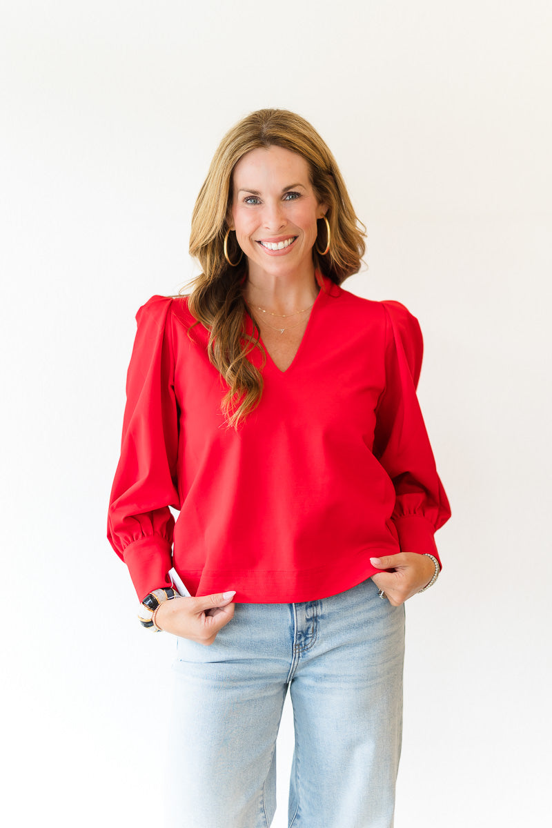 Hampton Top in High Risk Red