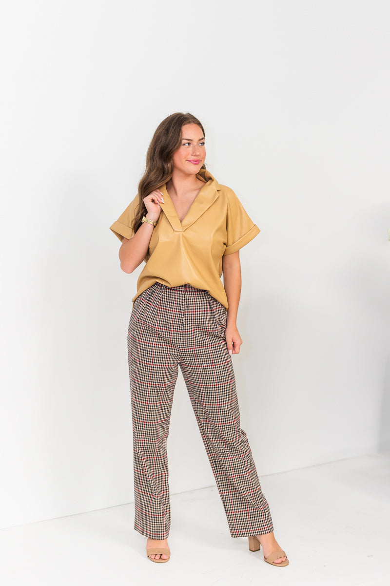 FINAL SALE York Trouser in Clarence Houndstooth