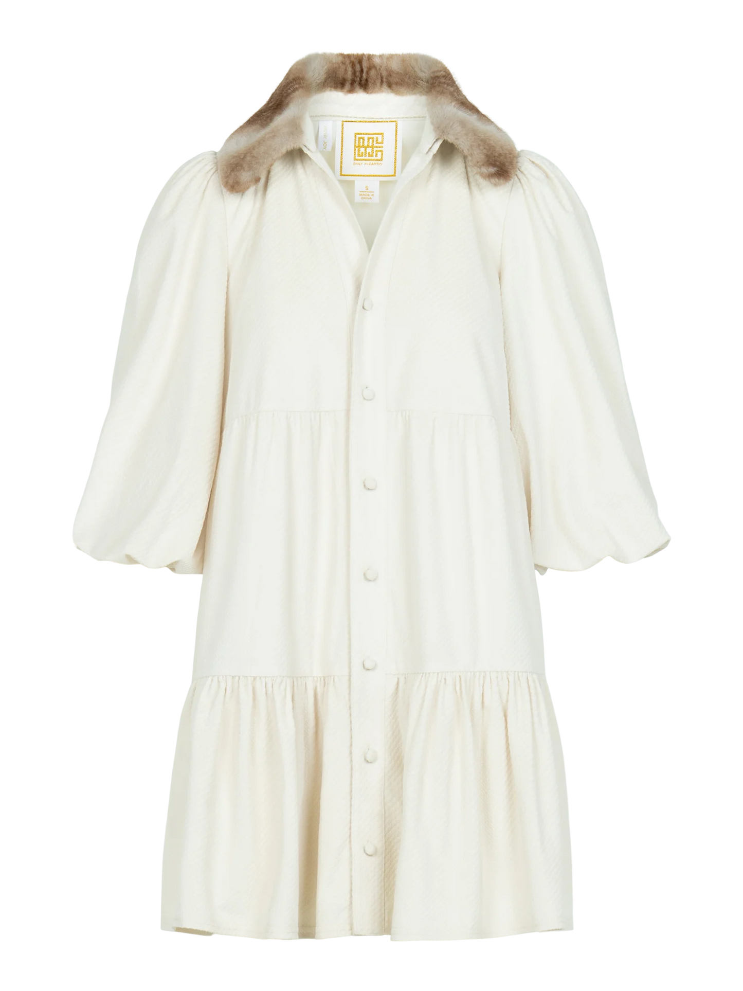 Sadie Dress in Winter White