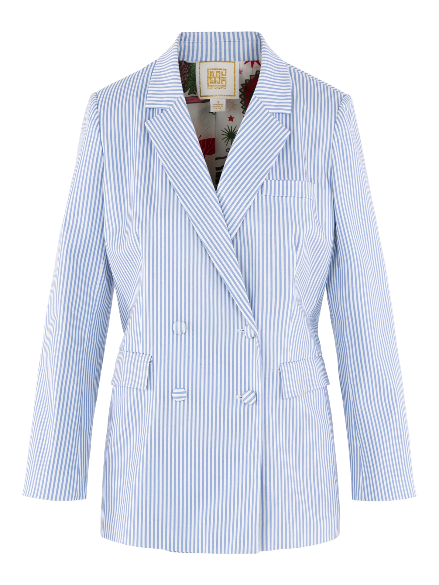 Bristol Blazer in Grapemist Stripe