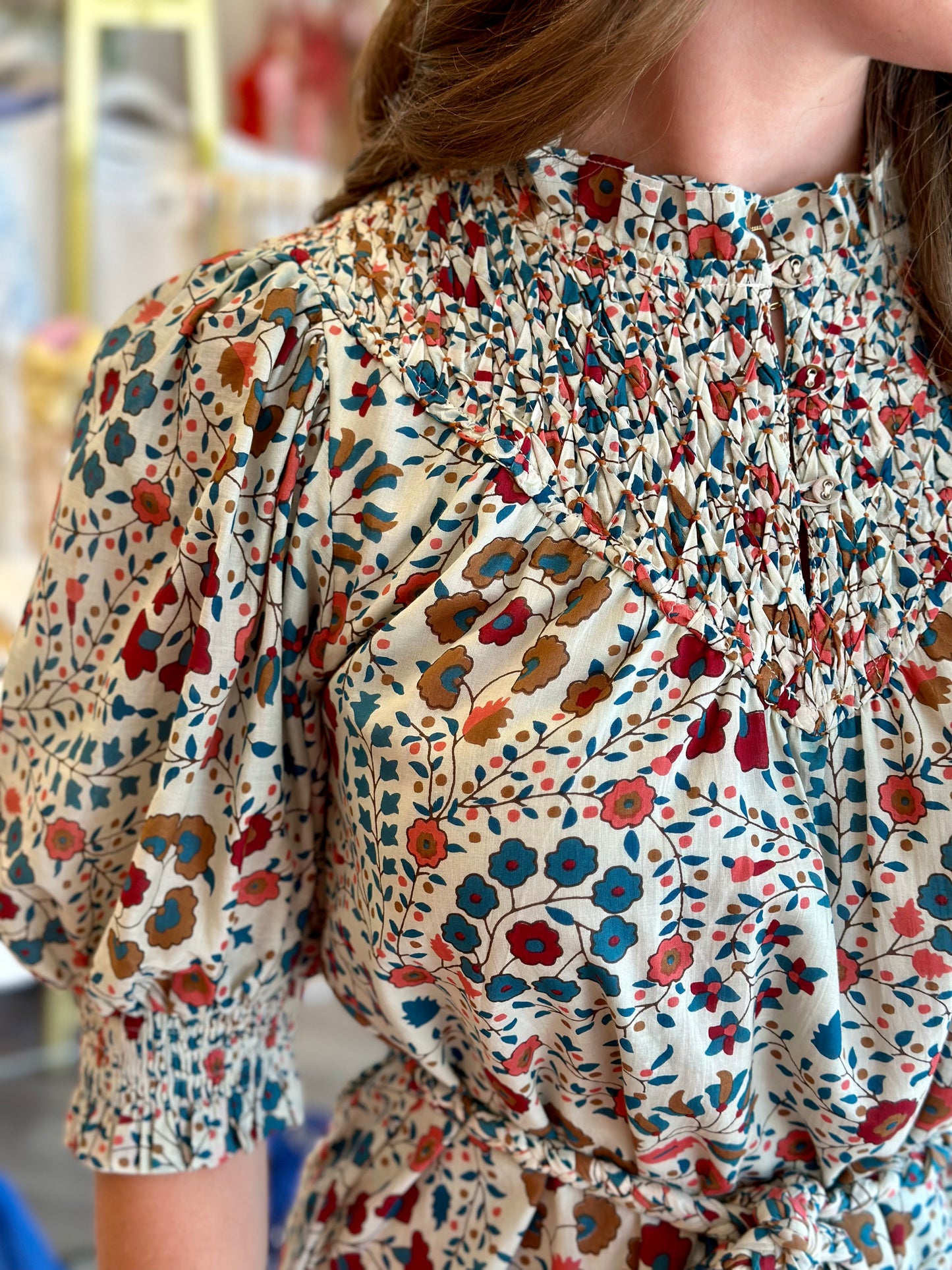 Bea Dress in Vintage Vines