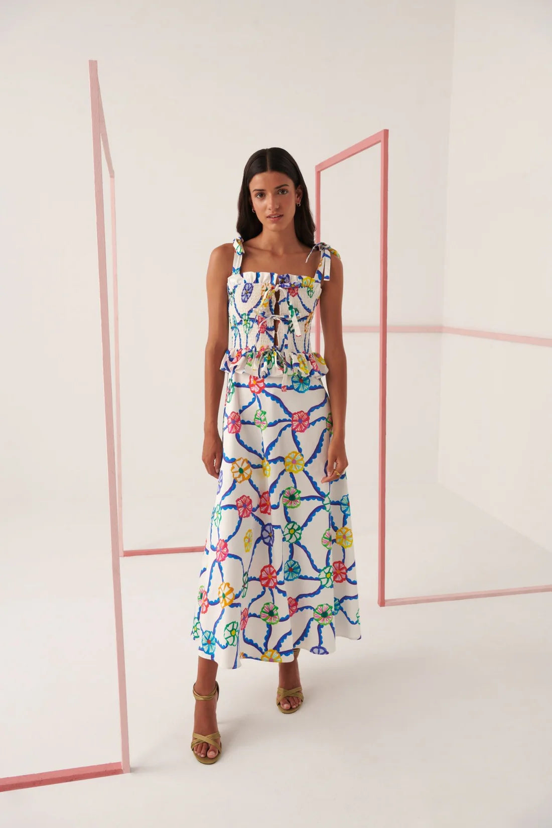 FINAL SALE Turpan Dress in Blue