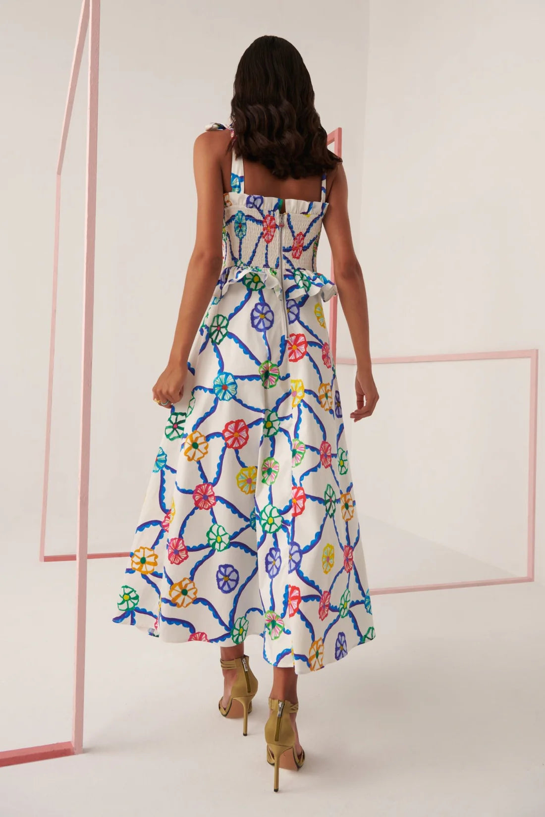 FINAL SALE Turpan Dress in Blue
