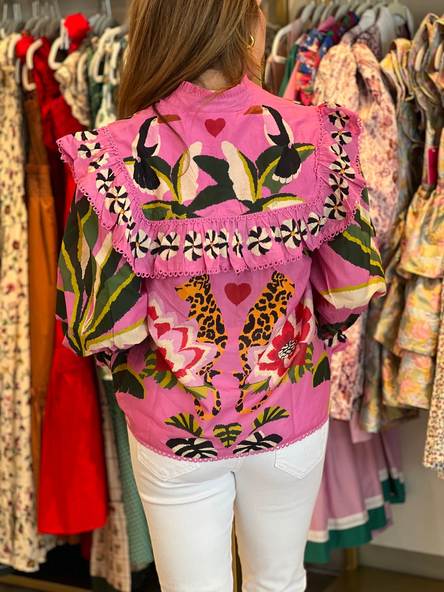 Leopard Forest Blouse