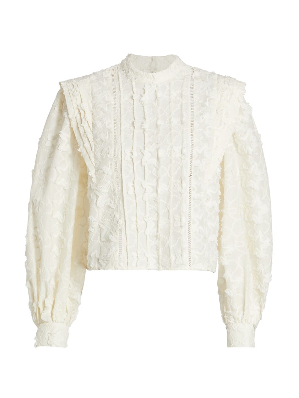 Ivory 3D Star Blouse
