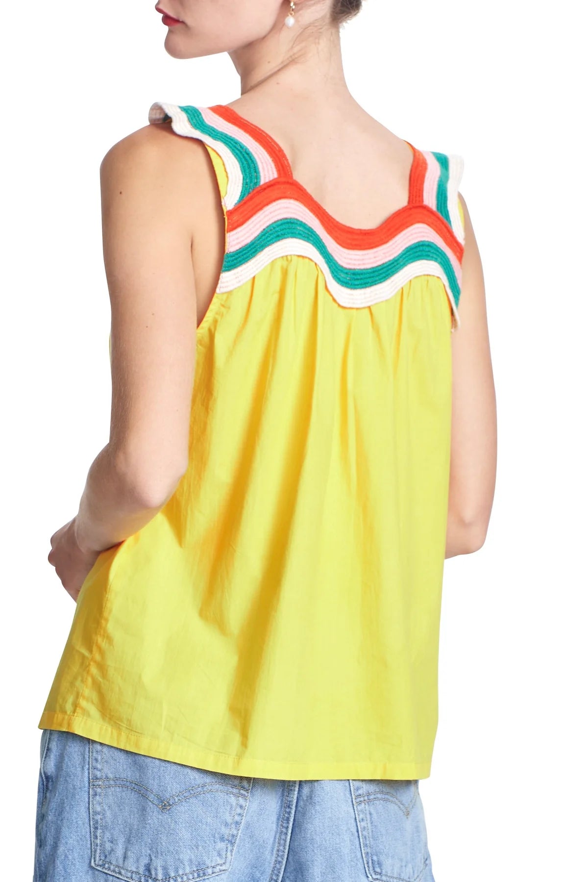 Davi Top in Marigold