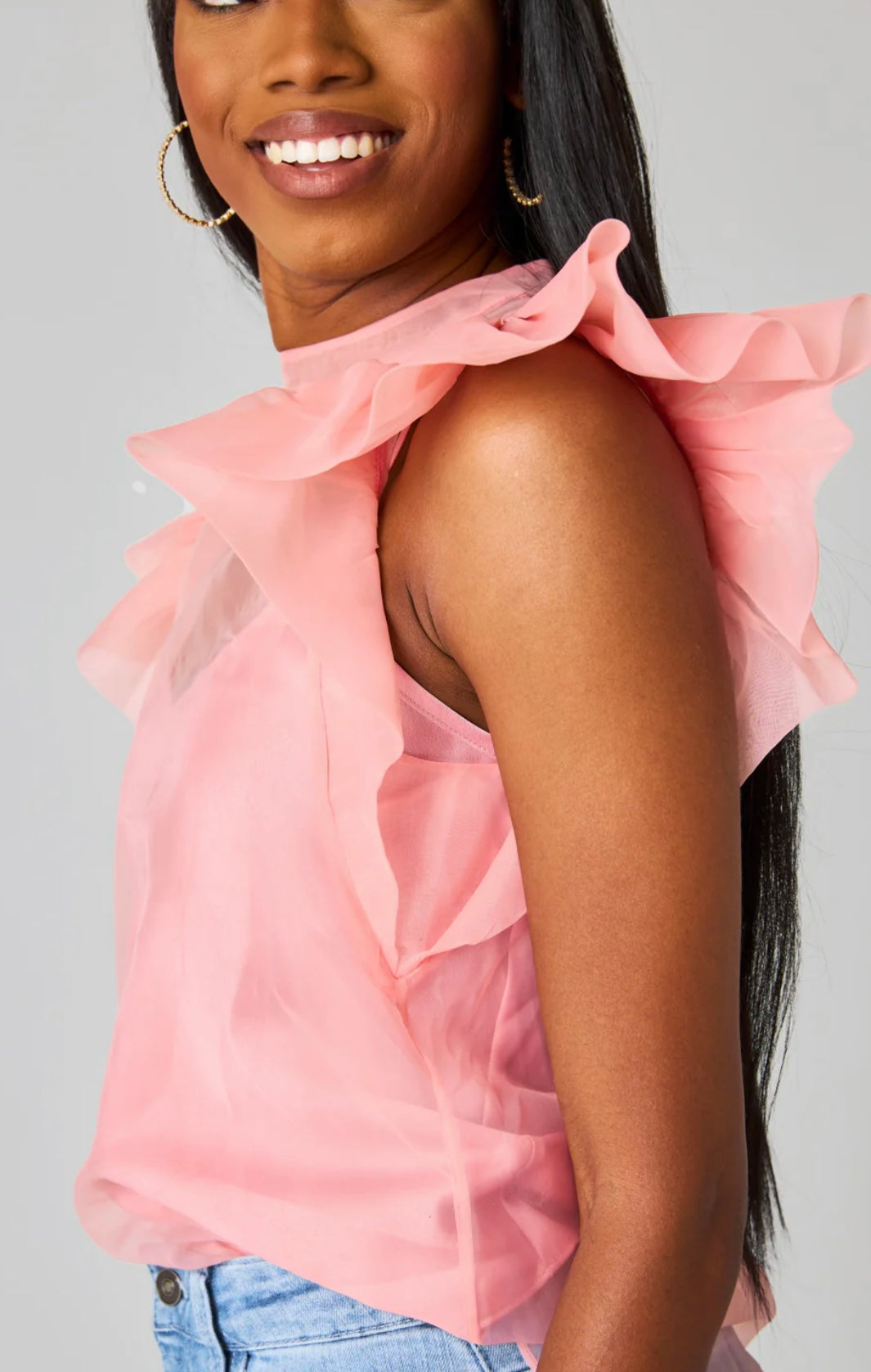 Kaycee Top in Salmon
