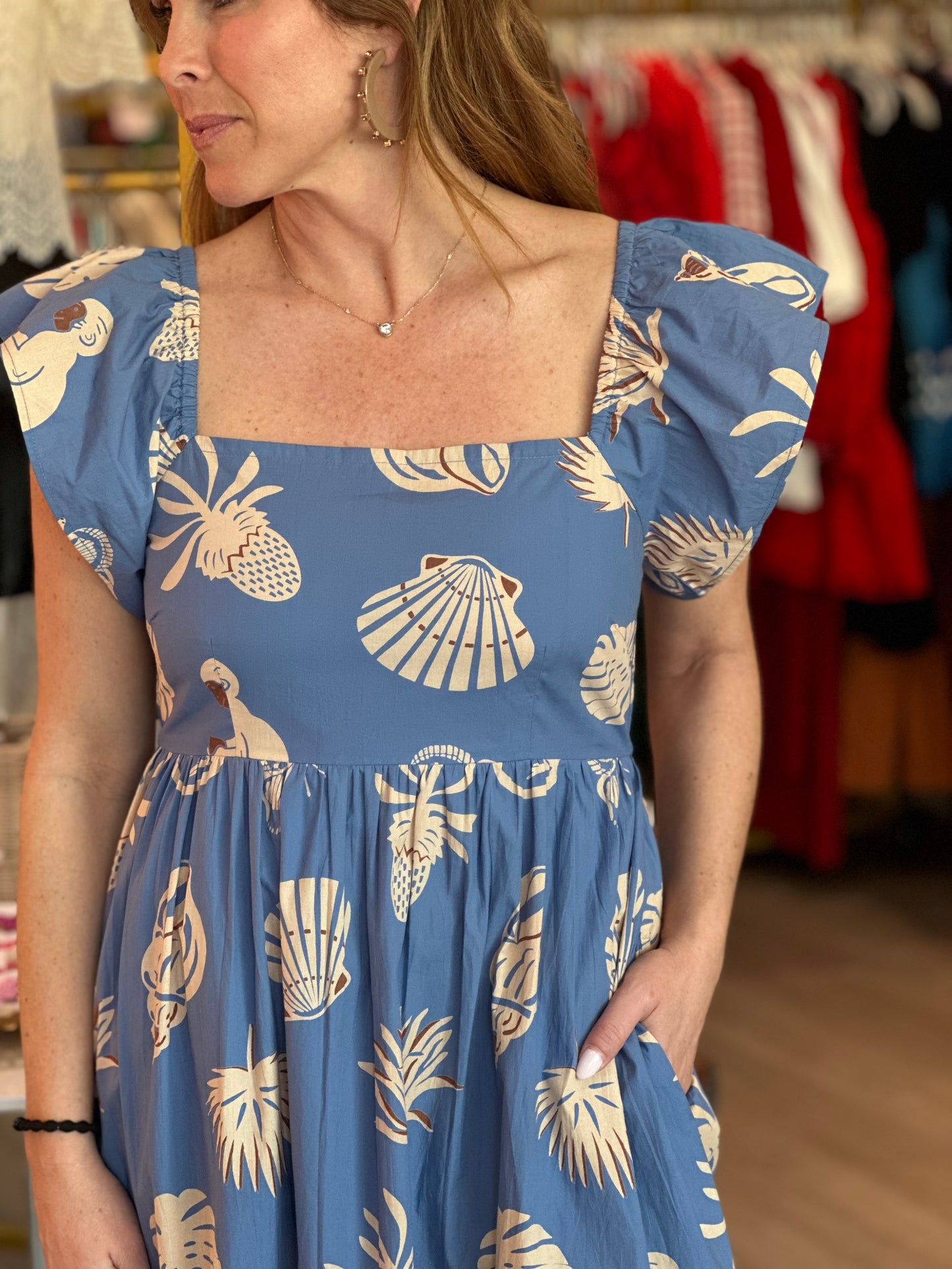 Brooke Dress in Treasure Island Oceania