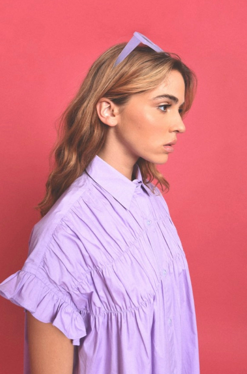 Lilac Mini Dress