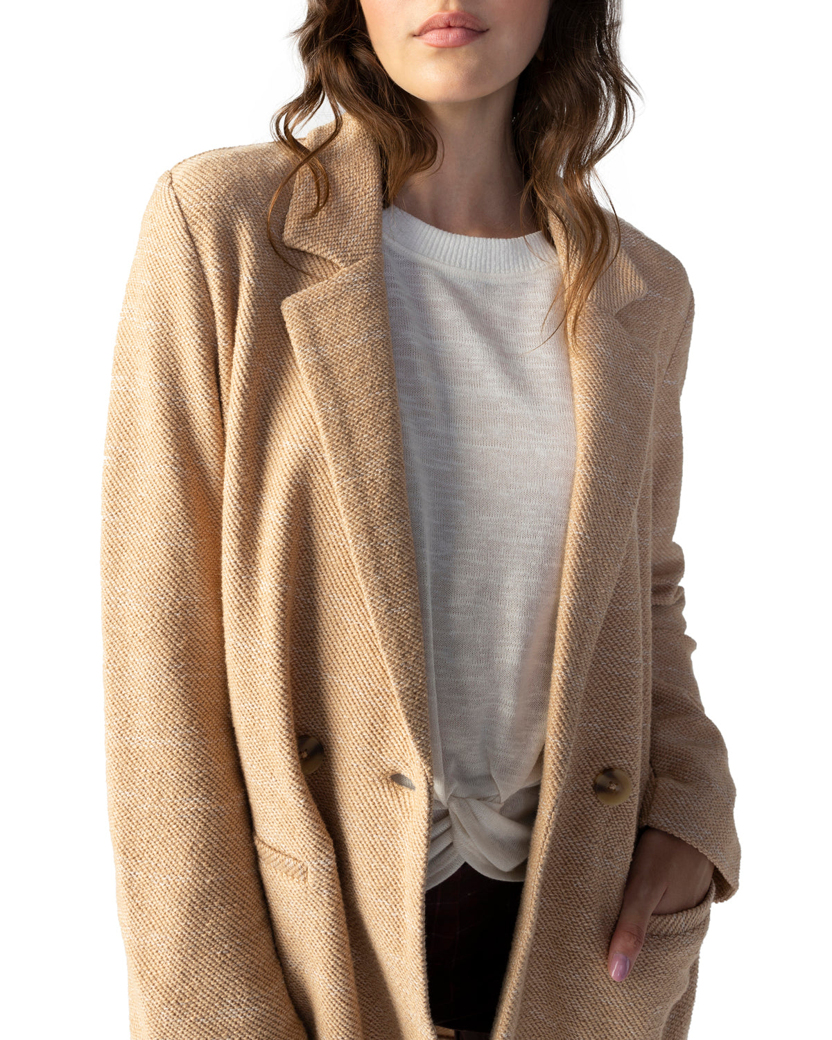 Carleton Coat in Taupe