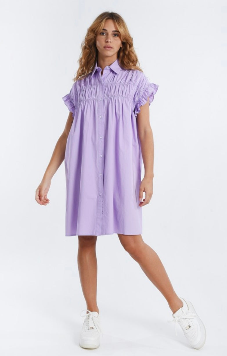 Lilac Mini Dress