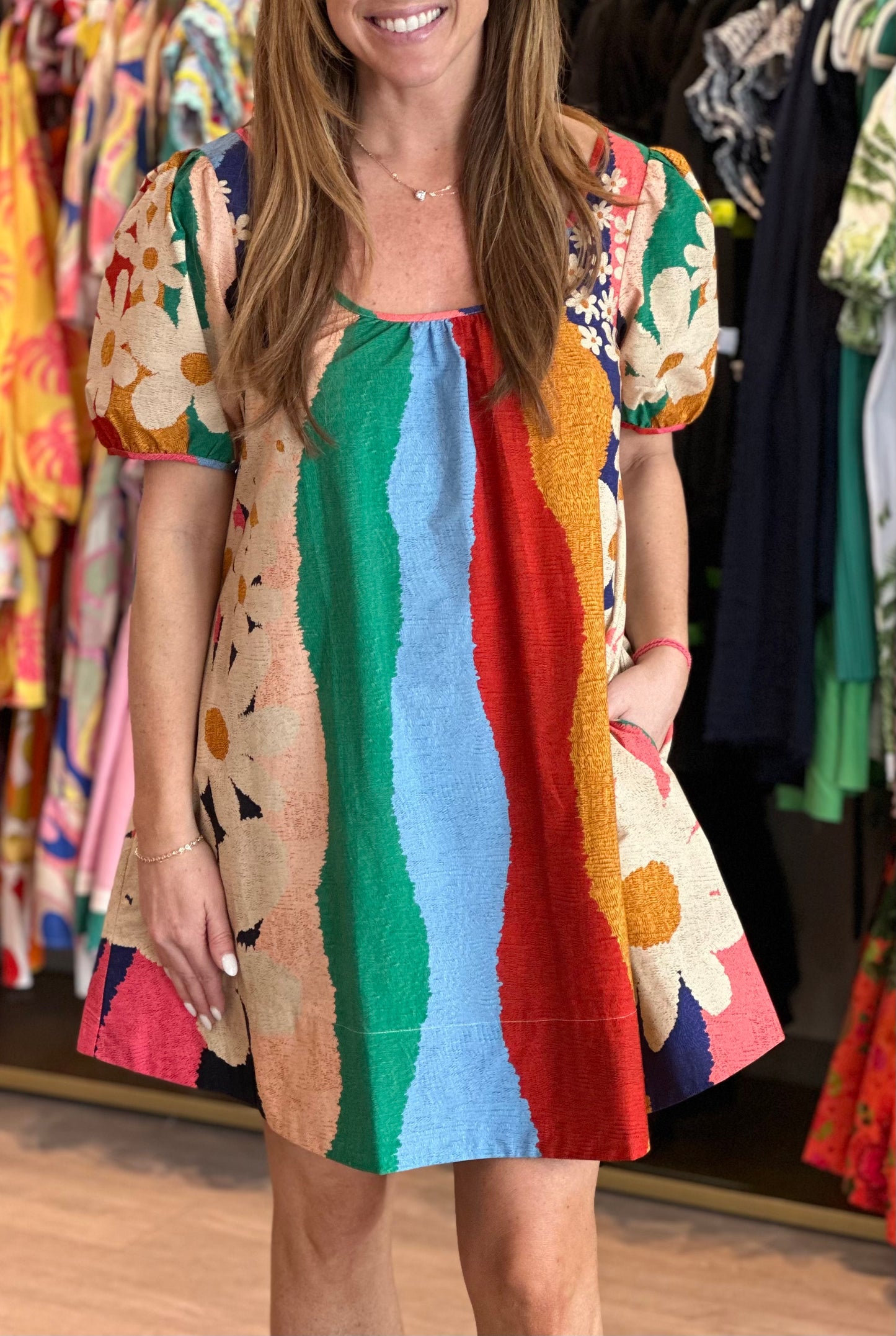 Fun Daisy Mini Dress