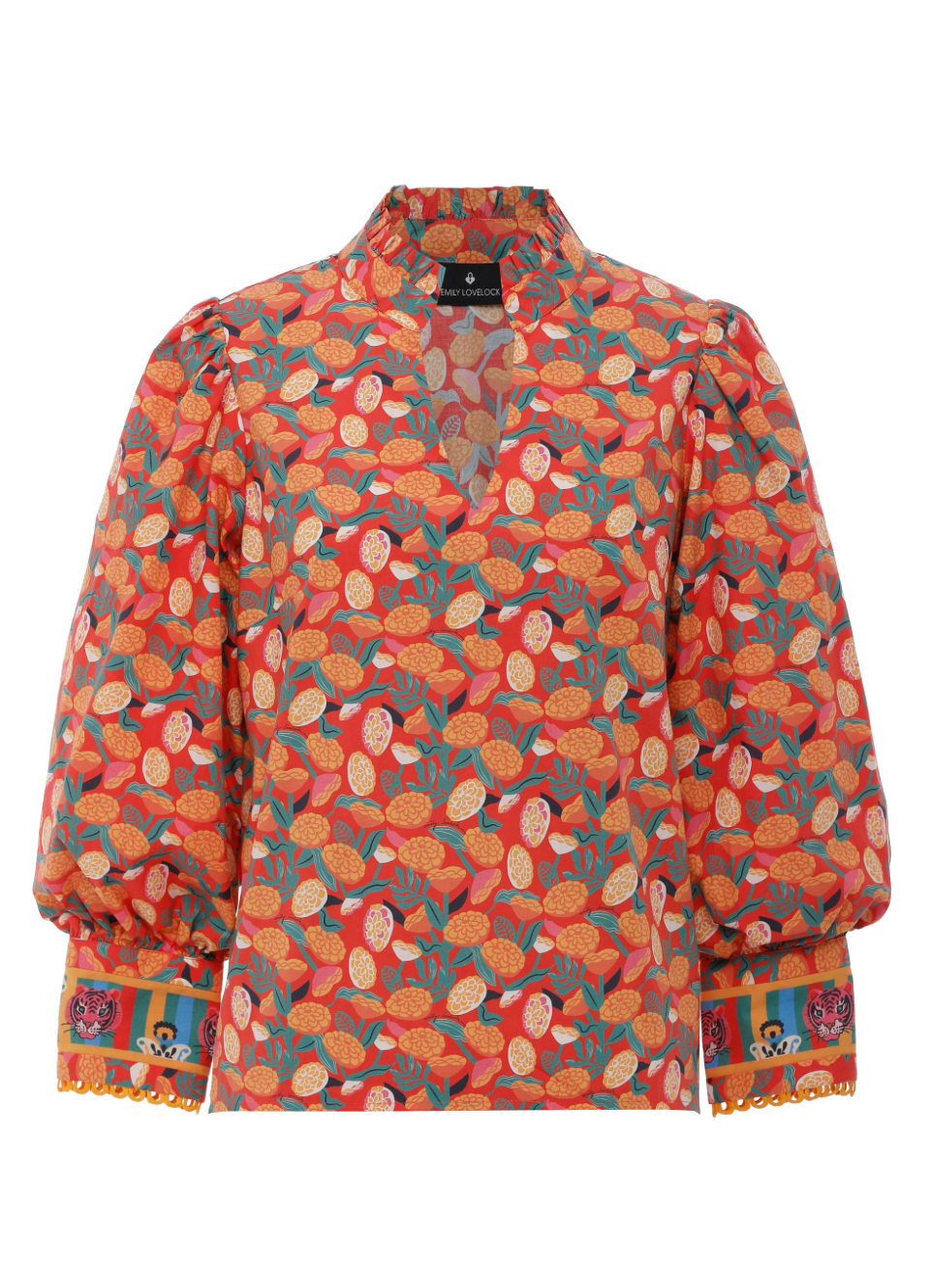 Haley Top in Orange