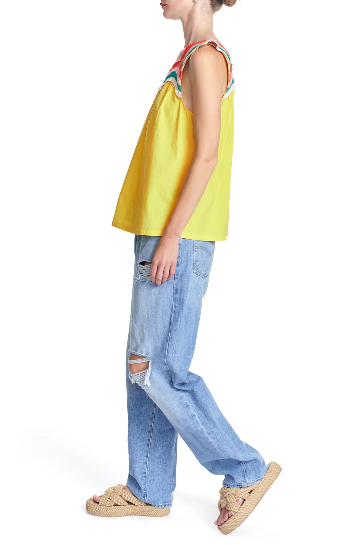 Davi Top in Marigold