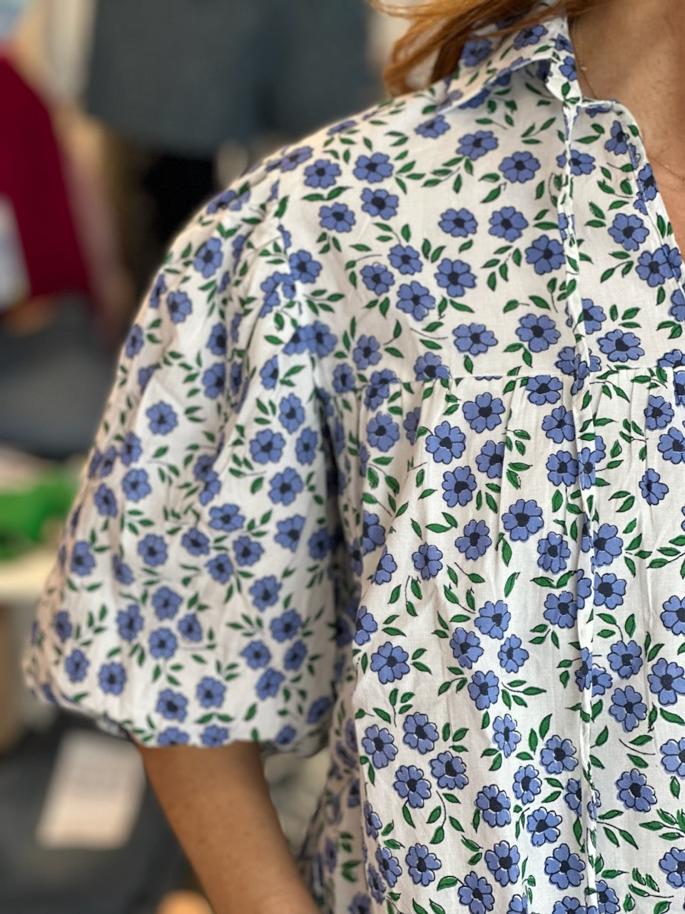 Middleton Blouse in Periwinkle